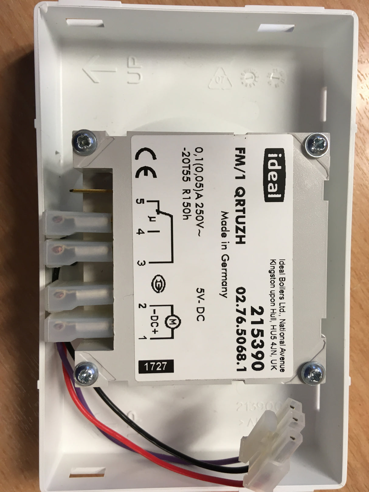 Ideal Heating 175732 Logic + Clock Mechanical 24Hour 5V