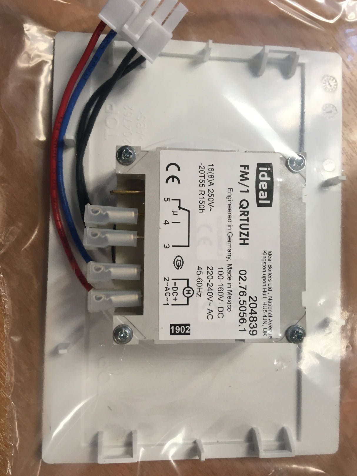 Ideal Heating 204839 Mechanical Timer Logic + Early 240V