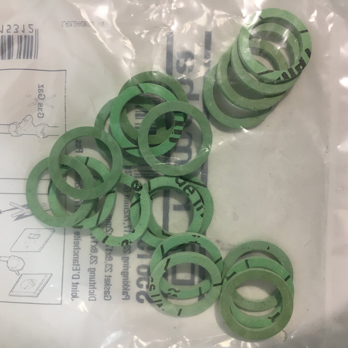 Baxi S56155 Gasket 23.8Mm O/D X 17.2Mm I/D X 2Mm Pack Of 20